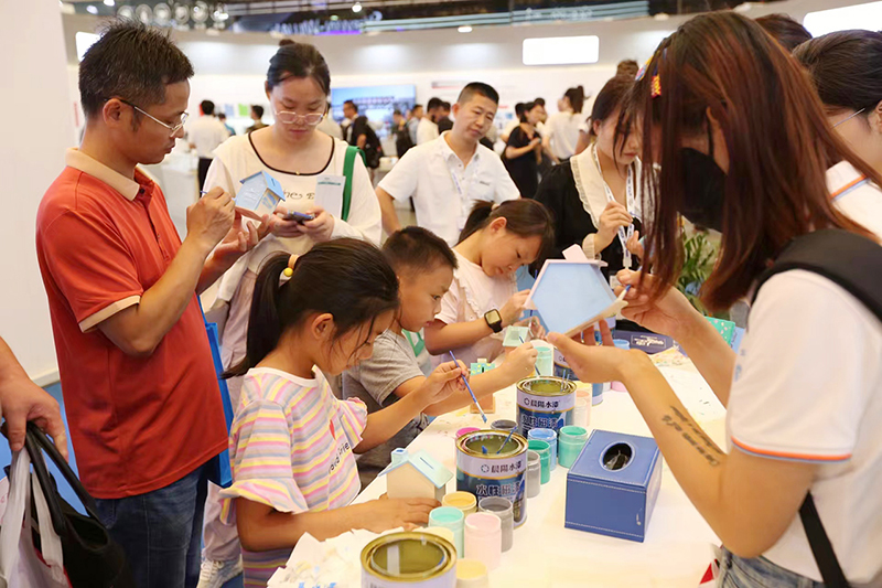 九游娱乐网站：2024上海涂博会晨阳水漆全品类全水漆盛宴以科技赋能绿色生活(图5)